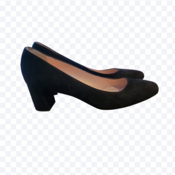 Kate Spade New York Kylah Black Suede Pumps/Heels - Picture 1 of 12